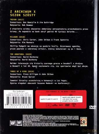 Z Archiwum X (Sezon 6) cz. 35 (booklet) [DVD]
