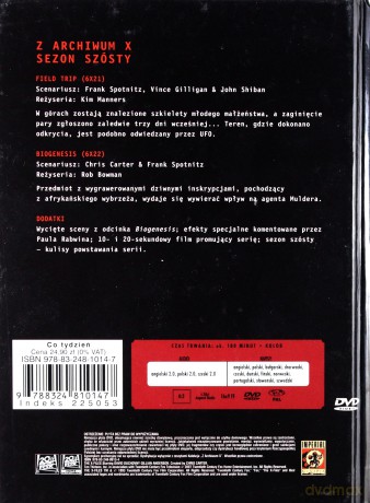 Z Archiwum X (Sezon 6) cz. 36 (booklet) [DVD]