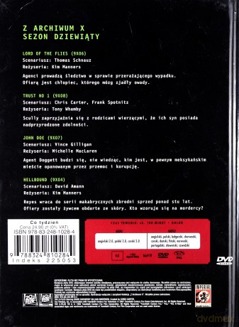 Z Archiwum X (Sezon 9) cz. 50 (booklet) [DVD]
