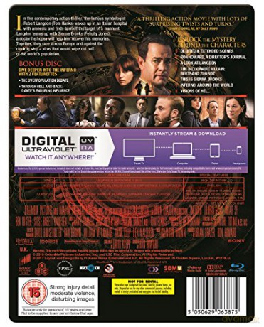 Inferno (Limited Edition) (steelbook) [2xBlu-Ray]