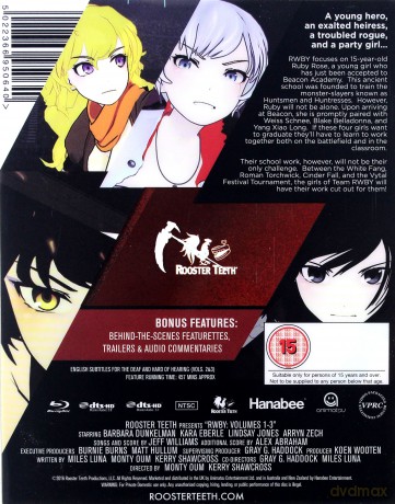RWBY: Volume 1-3 (steelbook) [Blu-Ray]