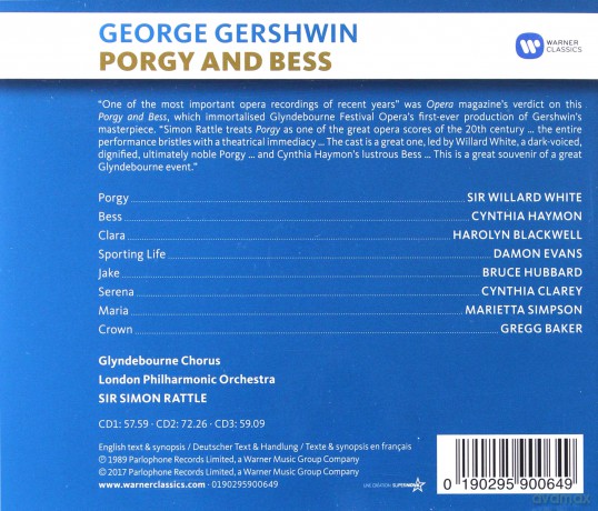 Sir Simon Rattle: Gershwin: Porgy And Bess [3CD]
