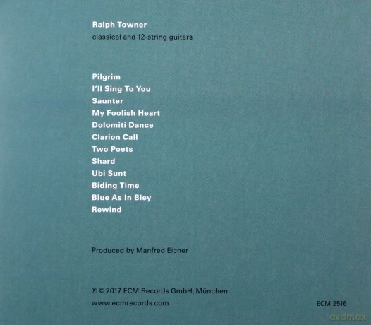 Ralph Towner: My Foolish Heart [CD]