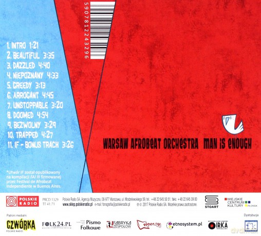 Warsaw Afrobeat Orchestra: Man is enough [CD]