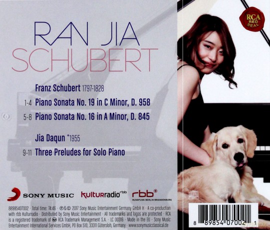Ran Jia: Schubert [CD]