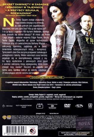 Blindspot: Mapa Zbrodni Sezon 1 [5DVD]