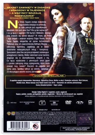 Blindspot: Mapa Zbrodni Sezon 1 [5DVD]
