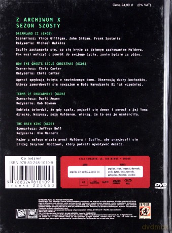 Z Archiwum X (Sezon 6) cz. 32 (booklet) [DVD]