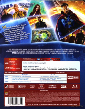 Doktor Strange (steelbook) [Blu-Ray 3D]+[Blu-Ray]