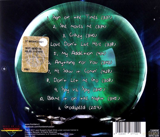 Jack Russell's Great White: He Saw It Coming [CD]
