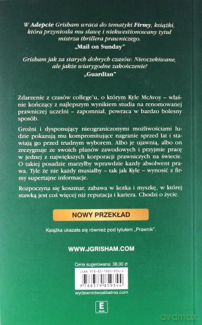 Adept - John Grisham [KSIĄŻKA]