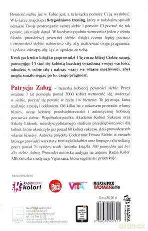 Codziennie pewna siebie. 8 tygodniowy trening - Patrycja Załug [KSIĄŻKA]