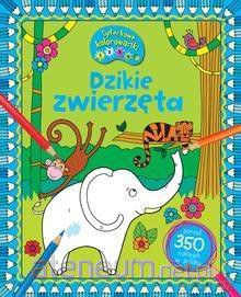 Cyferkowe kolorowanki. Dzikie zwierzęta [KSIĄŻKA]