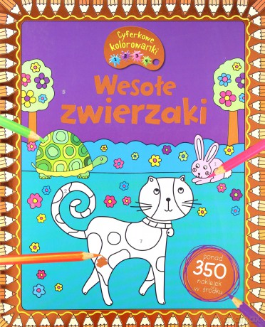 Cyferkowe kolorowanki. Wesołe zwierzaki [KSIĄŻKA]