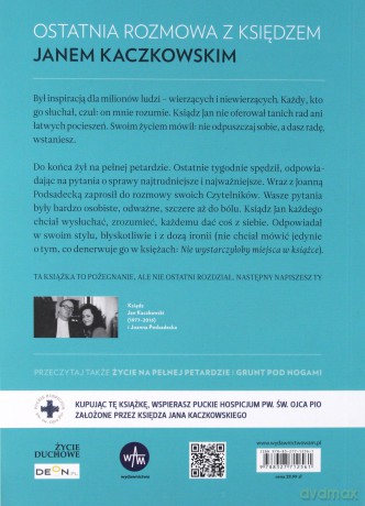 Dasz radę - ks. Jan Kaczkowski, Joanna Podsadecka [KSIĄŻKA]