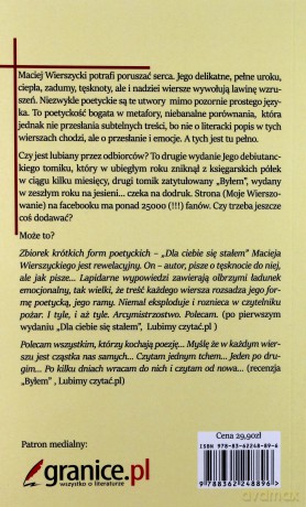 Dla ciebie się stałem - Maciej Wierszycki [KSIĄŻKA]