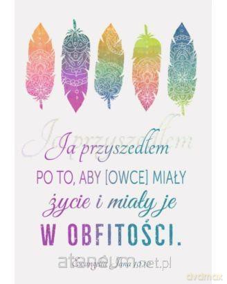 Kartka składana - Ja przyszedłem po to