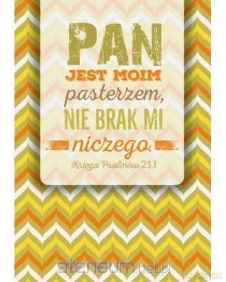 Kartka składana - Pan Jest Pasterzem moim