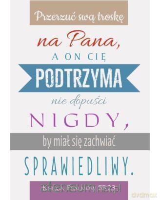 Kartka składana - Przerzuć swą troskę