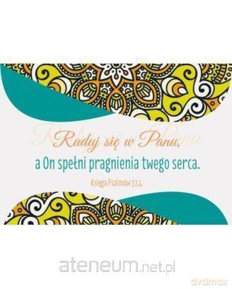 Kartka składana - Raduj się w Panu Grafika