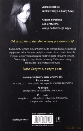 Klub Julietty - Sasha Grey [KSIĄŻKA]