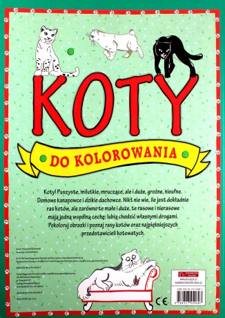 Koty do kolorowania [KSIĄŻKA]