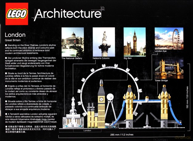 Lego ARCHITECTURE Londyn (21034) [KLOCKI]