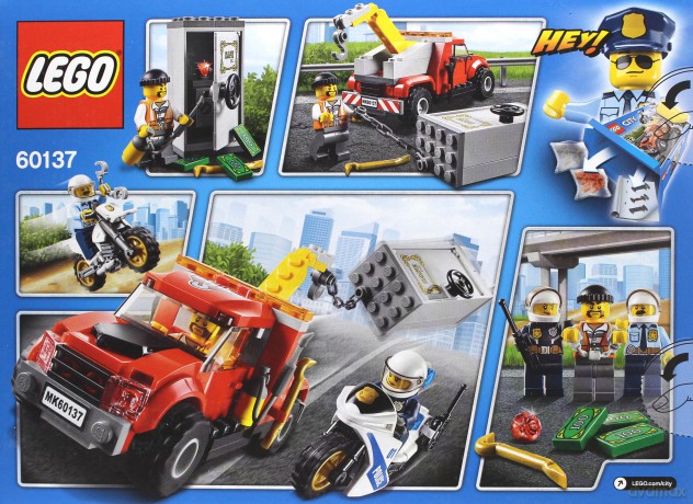 Lego CITY Eskorta policyjna (60137) [KLOCKI]
