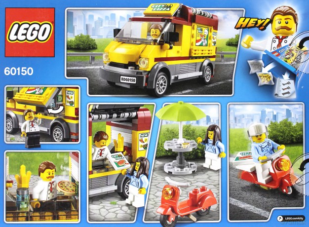Lego CITY Foodtruck z pizzą (60150) [KLOCKI]