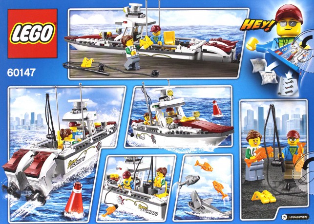 Lego CITY Łódź rybacka (60147) [KLOCKI]