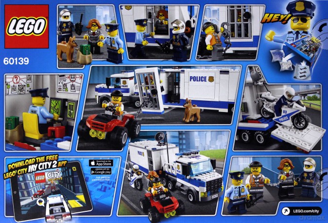 Lego CITY Mobilne centrum dowodzenia (60139) [KLOCKI]