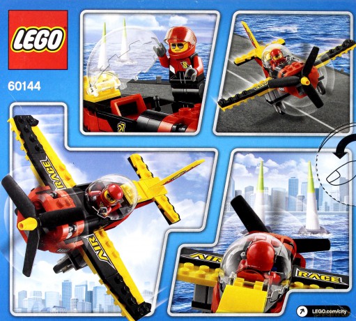 Lego CITY Samolot wyścigowy (60144) [KLOCKI]
