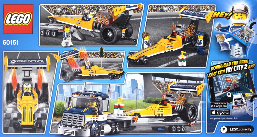 Lego CITY Transporter dragsterów (60151) [KLOCKI]