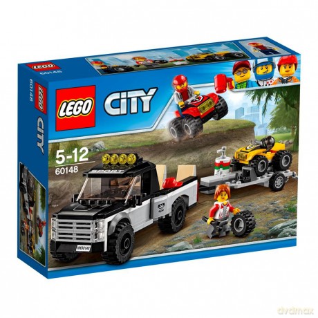 Lego CITY Wyścigowy zespół quadowy (60148) [KLOCKI]