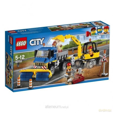 Lego CITY Zamiatacz ulic i koparka (60152) [KLOCKI]