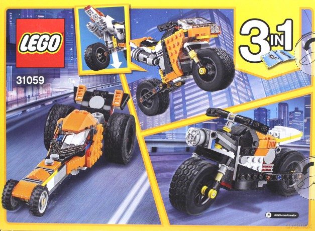 Lego CREATOR Motocykl z Bulwaru (31059) [KLOCKI]