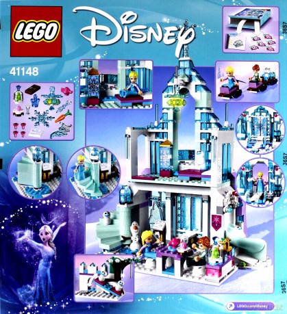 Lego DISNEY PRINCESS Magiczny lodowy pałac (41148) [KLOCKI]