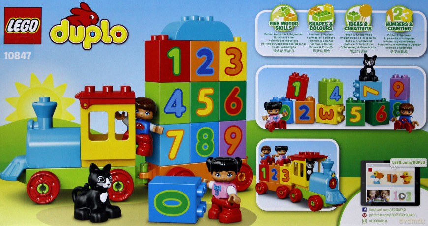 Lego Duplo Pociąg Z Cyferkami 10847 Klocki Dvdmaxpl