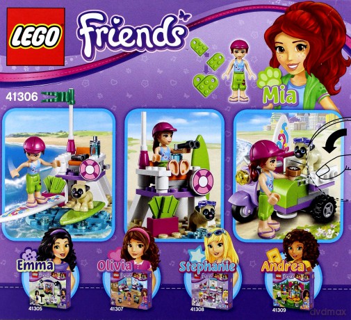 Lego FRIENDS Plażowy skuter Mii (41306) [KLOCKI]