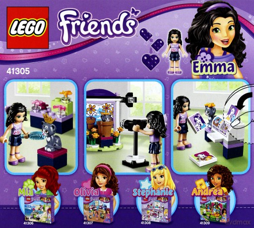 Lego FRIENDS Pracownia fotograficzna Emmy (41305) [KLOCKI]