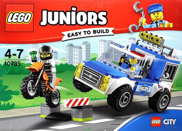 Lego JUNIORS Pościg furgonetką policyjną (10735) [KLOCKI]