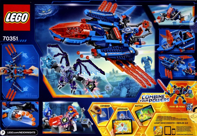 Lego NEXO KNIGHTS Blasterowy myśliwiec (70351) [KLOCKI]
