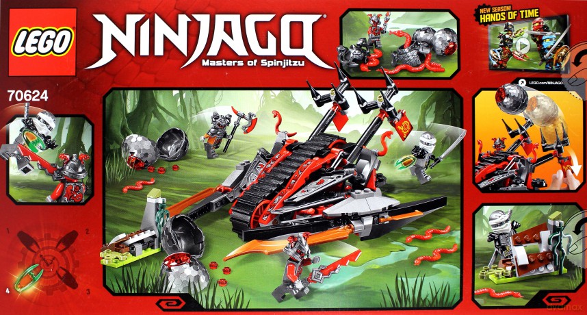 Lego NINJAGO Cynobrowy Najeźdźca (70624) [KLOCKI]