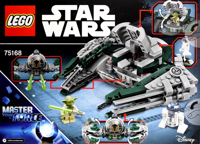 Lego STAR WARS Jedi Starfighter Yody (Gwiezdne Wojny) (75168) [KLOCKI]