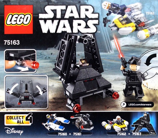 Lego STAR WARS Mikromyśliwiec Imperialny (Gwiezdne Wojny) (75163) [KLOCKI]