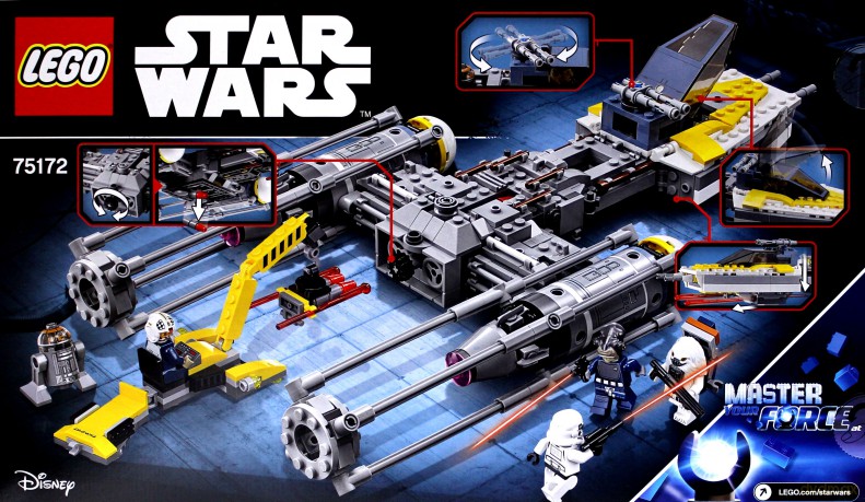 Lego STAR WARS Y-Wing Starfighter (Gwiezdne Wojny) (75172) [KLOCKI]
