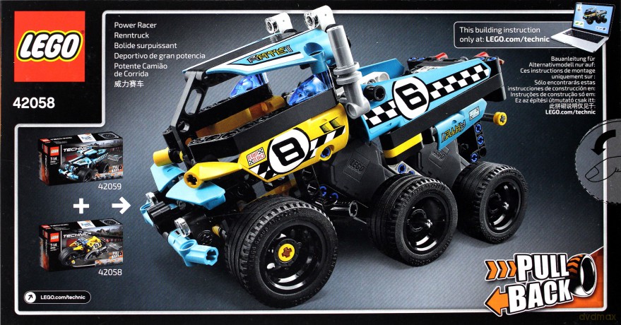 Lego TECHNIC Kaskaderski motocykl 2w1 (42058) [KLOCKI]