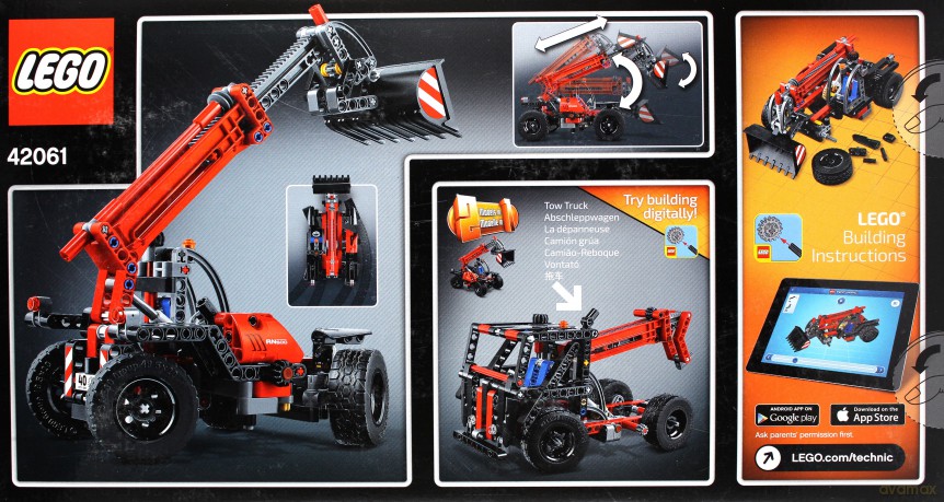 Lego TECHNIC Ładowarka teleskopowa 2w1 (42061) [KLOCKI]
