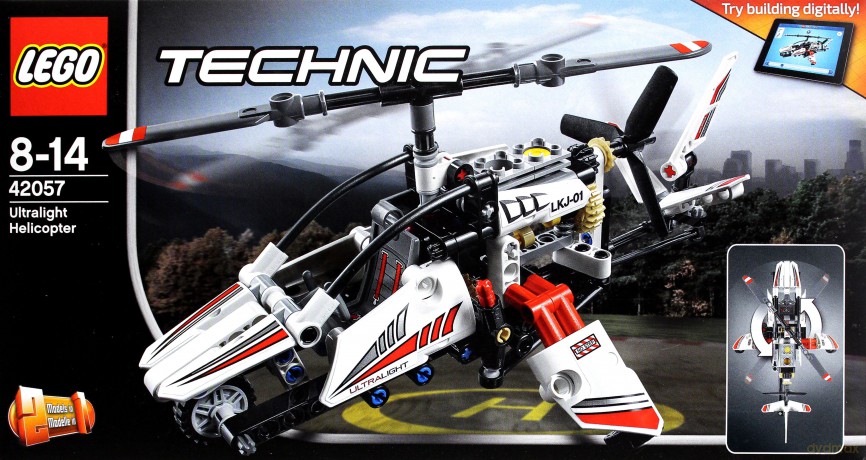 Lego TECHNIC Ultralekki helikopter (42057) [KLOCKI]