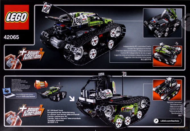 Lego TECHNIC Zdalnie sterowana wyścigówka (42065) [KLOCKI]